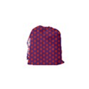 Blue Pattern Texture Drawstring Pouch (XS) View2