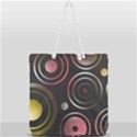 Circles Yellow Space Full Print Rope Handle Tote (Large) View2