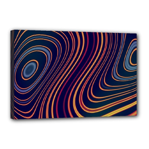 Fractal Mathematics Generated Canvas 18  X 12  (stretched) by Bajindul