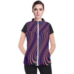 Fractal Mathematics Generated Women s Puffer Vest by Bajindul