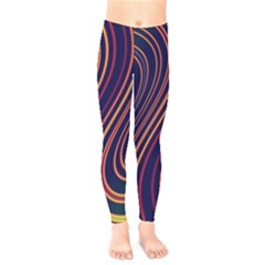 Fractal Mathematics Generated Kids  Legging by Bajindul