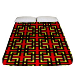 Rby-2-8 Fitted Sheet (king Size) by ArtworkByPatrick