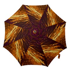 Lines Curlicue Fantasy Colorful Hook Handle Umbrellas (large) by Bajindul