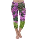 Late April Purple Tulip Capri Winter Leggings  View1