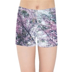 Ohio Redbud Kids  Sports Shorts by Riverwoman