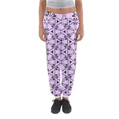 Texture Tissue Seamless Flower Women s Jogger Sweatpants by HermanTelo