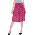 Pink Geometric  Midi Beach Skirt View1
