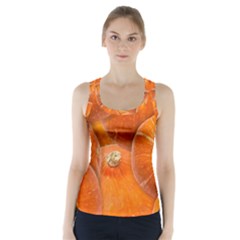 Pumpkin Halloween Fall Thanksgiving Racer Back Sports Top by Pakrebo