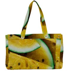 Sliced Watermelon Lot Canvas Work Bag by Pakrebo