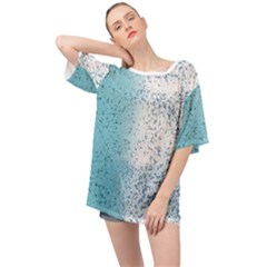 Spetters Stains Paint Oversized Chiffon Top by HermanTelo