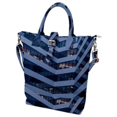 Architectural Design Architecture Building Business Buckle Top Tote Bag by Pakrebo