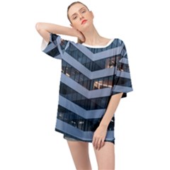 Architectural Design Architecture Building Business Oversized Chiffon Top by Pakrebo