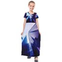 Abstract Architectural Design Architecture Building Kids  Short Sleeve Maxi Dress View1
