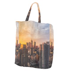 View Of High Rise Buildings During Day Time Giant Grocery Tote by Pakrebo