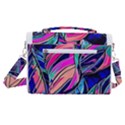 Tropical leaves Resize 2000x2000 Same A3580b Satchel Shoulder Bag View3