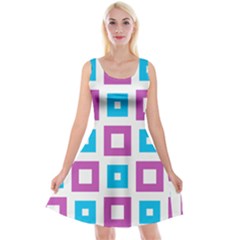 Pattern Plaid Reversible Velvet Sleeveless Dress by HermanTelo