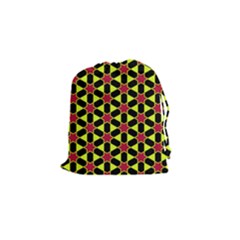 Pattern Texture Backgrounds Drawstring Pouch (small) by HermanTelo
