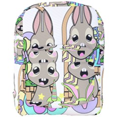 Graphic Kawaii Bunnies Full Print Backpack by Sudhe