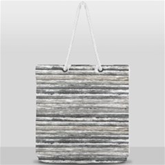 Striped Grunge Print Design Full Print Rope Handle Tote (large) by dflcprintsclothing