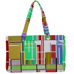 Business Finance Statistics Graphic Canvas Work Bag by Simbadda