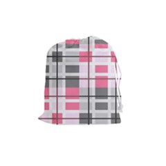 Fabric Textile Nursery Pale Baby Drawstring Pouch (medium) by Simbadda