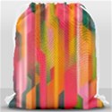 Background Abstract Colorful Drawstring Bag (Large) View2