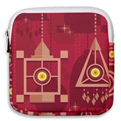 Background Objects Stylized Mini Square Pouch by Simbadda
