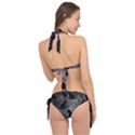 Black Cat Full Moon Tie It Up Bikini Set View2