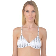 Cycling Motif Design Pattern Reversible Tri Bikini Top by dflcprintsclothing