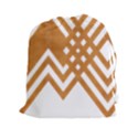 Wood Zigzag Texture Drawstring Pouch (XXL) View1
