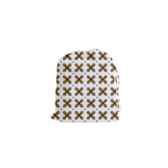 Pattern Orange Drawstring Pouch (xs) by HermanTelo