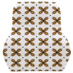 Pattern Orange Car Seat Back Cushion  by HermanTelo