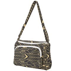 Abstract Art Deco Seamless Pattern Vector Front Pocket Crossbody Bag by Sudhe