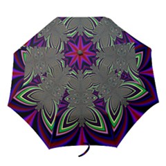 Abstract Artwork Fractal Background Pattern Folding Umbrellas by Sudhe