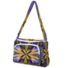 Artwork Fractal Allegory Art Front Pocket Crossbody Bag by Sudhe