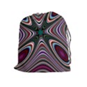 Abstract Artwork Fractal Background Drawstring Pouch (XL) View1