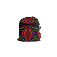 Abstract Art Fractal Drawstring Pouch (xs) by Sudhe