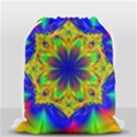 Digital Art Fractal Artwork Flower Drawstring Bag (Small) View1