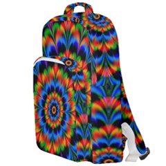 Abstract Digital Art Artwork Double Compartment Backpack by Pakrebo