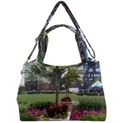 Columbus Commons In Late May  Double Compartment Shoulder Bag by Riverwoman