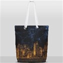 Architecture Buildings City Full Print Rope Handle Tote (Small) View1