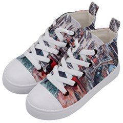 Venice Water Laguna Italy Kids  Mid-top Canvas Sneakers by Wegoenart