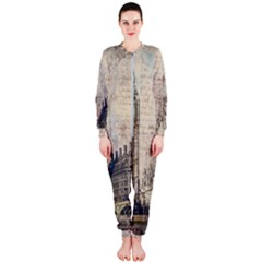 London Westminster Bridge Building Onepiece Jumpsuit (ladies)  by Wegoenart