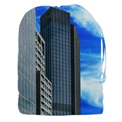 Architecture Frankfurt Houses Drawstring Pouch (xxxl) by Wegoenart
