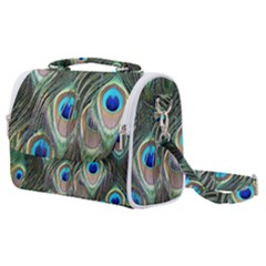 Peacock Feathers Peacock Bird Satchel Shoulder Bag by Wegoenart