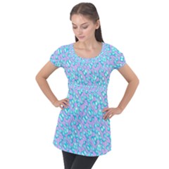 Division  Puff Sleeve Tunic Top by VeataAtticus