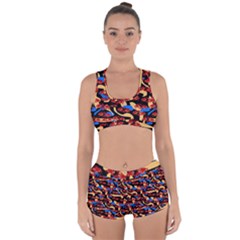 Fighting Crabbies Pattern Racerback Boyleg Bikini Set by bloomingvinedesign