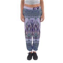 Abstract Decorative Floral Design, Mandala Women s Jogger Sweatpants by FantasyWorld7