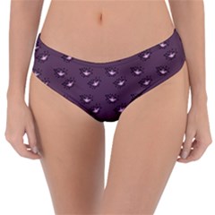 Zodiac Bat Pink Grey Reversible Classic Bikini Bottoms by snowwhitegirl