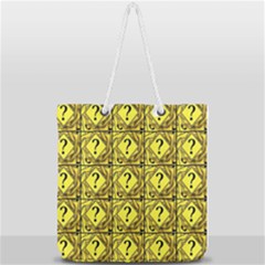 Questions Full Print Rope Handle Tote (large) by ArtworkByPatrick
